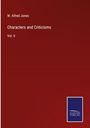 W. Alfred Jones: Characters and Criticisms, Buch