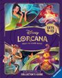 "SETS 9-13", "DER OFFIZIELLE COLLECTOR'S GUIDE." Figuren von Disney: Eine Abenteurerin, eine Meerjungfrau, ein Cowboy, ein Bär in lila Umhang.