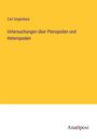 Carl Gegenbaur: Untersuchungen über Pteropoden und Heteropoden, Buch