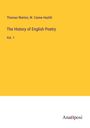 Thomas Warton: The History of English Poetry, Buch