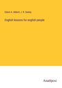 Edwin A. Abbott: English lessons for english people, Buch