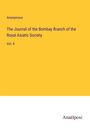 Anonymous: The Journal of the Bombay Branch of the Royal Asiatic Society, Buch