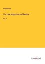 Anonymous: The Law Magazine and Review, Buch