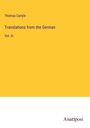 Thomas Carlyle: Translations from the German, Buch