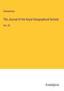 Anonymous: The Journal of the Royal Geographical Society, Buch