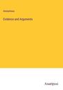 Anonymous: Evidence and Arguments, Buch