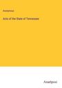 Anonymous: Acts of the State of Tennessee, Buch