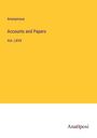 Anonymous: Accounts and Papers, Buch