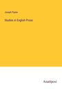 Joseph Payne: Studies in English Prose, Buch