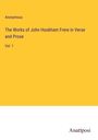 Anonymous: The Works of John Hookham Frere in Verse and Prose, Buch