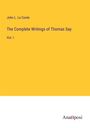 John L. Le Conte: The Complete Writings of Thomas Say, Buch