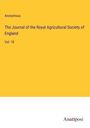 Anonymous: The Journal of the Royal Agricultural Society of England, Buch