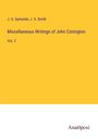 J. A. Symonds: Miscellaneous Writings of John Conington, Buch