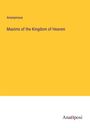 Anonymous: Maxims of the Kingdom of Heaven, Buch
