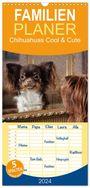 Oliver Pinkoss Photostorys: Familienplaner 2024 - Chihuahuas - Cool and Cute mit 5 Spalten (Wandkalender, 21 x 45 cm) CALVENDO, KAL