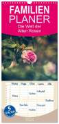 Regina Steudte: Familienplaner 2024 - Die Welt der Alten Rosen mit 5 Spalten (Wandkalender, 21 x 45 cm) CALVENDO, KAL