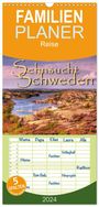 Stefan Sattler: Familienplaner 2024 - Sehnsucht Schweden - Sverige mit 5 Spalten (Wandkalender, 21 x 45 cm) CALVENDO, KAL