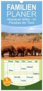 Daniel Rohr: Familienplaner 2024 - Abenteuer Afrika - Im Paradies der Tiere mit 5 Spalten (Wandkalender, 21 x 45 cm) CALVENDO, KAL