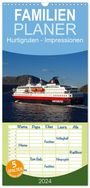 Kattobello Kattobello: Familienplaner 2024 - Impressionen von Norwegen entlang der Hurtigruten mit 5 Spalten (Wandkalender, 21 x 45 cm) CALVENDO, KAL