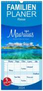 Stefan Becker: Familienplaner 2024 - Mauritius - Perle im Indischen Ozean mit 5 Spalten (Wandkalender, 21 x 45 cm) CALVENDO, KAL
