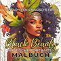 Tarris Kidd: Malbuch für Erwachsene Fantasie Feen und magische Elfen Black Beauty Mystische Portraits Entspannung Anti-Stress Malen für Frauen Teenager Afrika Schwarze Frauen, Buch