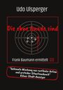 Titel: "Die ohne Gnade sind". Unten: "Frank Baumann ermittelt III". Rezension von "Kölner Stadt-Anzeiger". Zielscheibe mit Einschusslöchern.