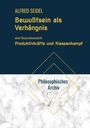 ALFRED SEIDEL, Bewußtsein als Verhängnis. Produktivkräfte und Klassenkampf. Dunkelblau und Marmorhintergrund.