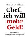 Detlev Gebhard: Chef, ich will mehr Geld!, Buch