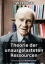 "W.H. Hutt", "Theorie der unausgelasteten Ressourcen", "Einleitung von Hunter Lewis". Ein älterer Mann vor einem Bücherregal.