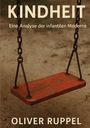 Titel: Kindheit. Untertitel: Eine Analyse der infantilen Moderne. Autor: Oliver Ruppel. Eine Schaukel schwebt.