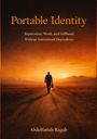 "Portable Identity: Reputation, Work, and Selfhood Without Institutional Dependence" von Abdelfattah Ragab. Eine Person geht alleine auf einem Weg in Richtung Sonnenuntergang.