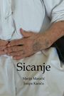 Text: "Sicanje, Marija Maracic, Josipa Karaca." Alte tätowierte Hände ruhen auf weißem Stoff mit Sicherheitsnadel.