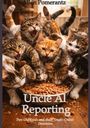 "Allen Pomerantz", "Uncle Al Reporting", "Two Old Fools and their Tragic-Comic Destinies". Mehrere Katzen um einen Napf.