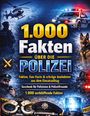 „1.000 Fakten über die Polizei“ steht groß im Zentrum, umgeben von Polizei-Motiven wie Auto, Hubschrauber und Hund.