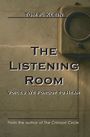 Titel: "The Listening Room: Voices We Forgot to Hear" von Tom F. Klein. Hintergrund mit alter Lautsprecher-Box.