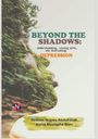 Titel: "BEYOND THE SHADOWS: Understanding, Living With, and Overcoming DEPRESSION" von Ibrahim N. Abdulrazak und Aisha M. Goni. Eine halbtransparente Seitensilhouette mit Blätterstruktur.