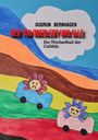 Titel: "Der Tod überlebt uns alle". Untertitel: "Ein Wechselbad der Gefühle". Illustration mit bunter Landschaft.