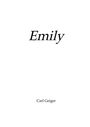 Oben steht "Emily", unten "Carl Geiger" auf einem weißen Hintergrund.