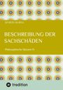 "Beschreibung der Sachschäden: Philosophische Skizzen IV" von Myron Hurna. Bunte Kreismuster, "tredition" Logo unten.