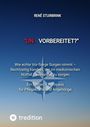 "UN-VORBEREITET?" von René Stuibrink. Ein Sinnes-Kompass für Pflegekräfte. Hintergrund: blauer Himmel, stilisierter Kompass.