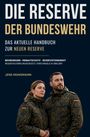 Text: Die Reserve der Bundeswehr, Das aktuelle Handbuch zur neuen Reserve. Zwei Personen in Tarnuniform, seriöse Miene.