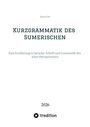 "Kurzgrammatik des Sumerischen. Eine Einführung in Sprache, Schrift und Grammatik des alten Mesopotamien." Logo unten.