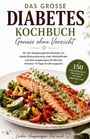 "Das große Diabetes Kochbuch. Genuss ohne Verzicht. Teller mit Lachs, Zucchini, Paprika und Brokkoli."