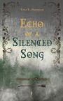 Titel: "Echo of a Silenced Song". Untertitel: "Chronicles of Nytheria". Naturhintergrund mit Rankenmustern.