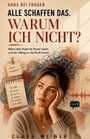 Text: "ADHS BEI FRAUEN. ALLE SCHAFFEN DAS. WARUM ICH NICHT? Wenn dein Kopf nie Pause macht." Frau schaut nachdenklich.