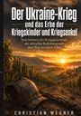 "Der Ukraine-Krieg und das Erbe der Kriegskinder und Kriegsenkel" vor einer ländlichen Landschaft im Sonnenuntergang.