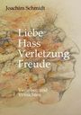Joachim Schmidt. Wörter: Liebe, Hass, Verletzung, Freude. Text: Verlieben und Vernichten. Skizze eines Gesichtsprofils.