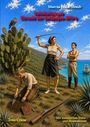 "Marcus Fedor Straub", "GaGaGalápagos", "Chronik der Galápagos-Affäre", "True Crime", "Mit historischen Fotos und Illustrationen". Eine Frau mit Peitsche steht auf einem Hügel, daneben zwei Männer; im Hintergrund ein Segelschiff.