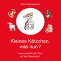 Titel: "Kleines Kätzchen, was nun?" Untertitel: "Laura entdeckt die Tiere auf dem Bauernhof." Illustration mit Bauernhoftieren.