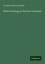Christian Friedrich Schmid: Biblical theology of the New Testament, Buch
